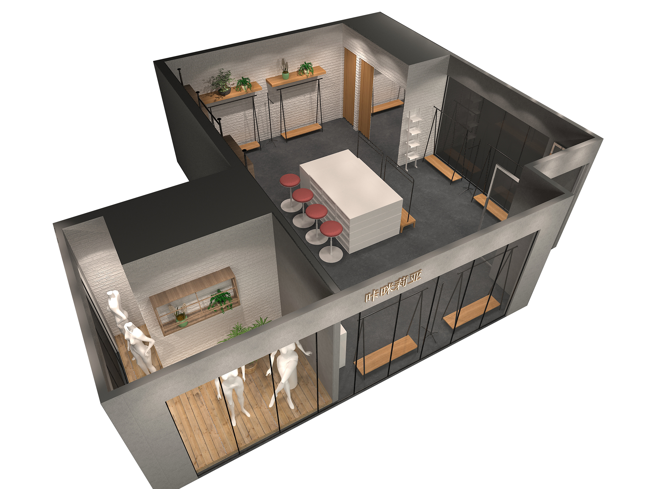 专卖店--休闲类品牌女装-杭州上亦设计工作室案例展示-一品威客网