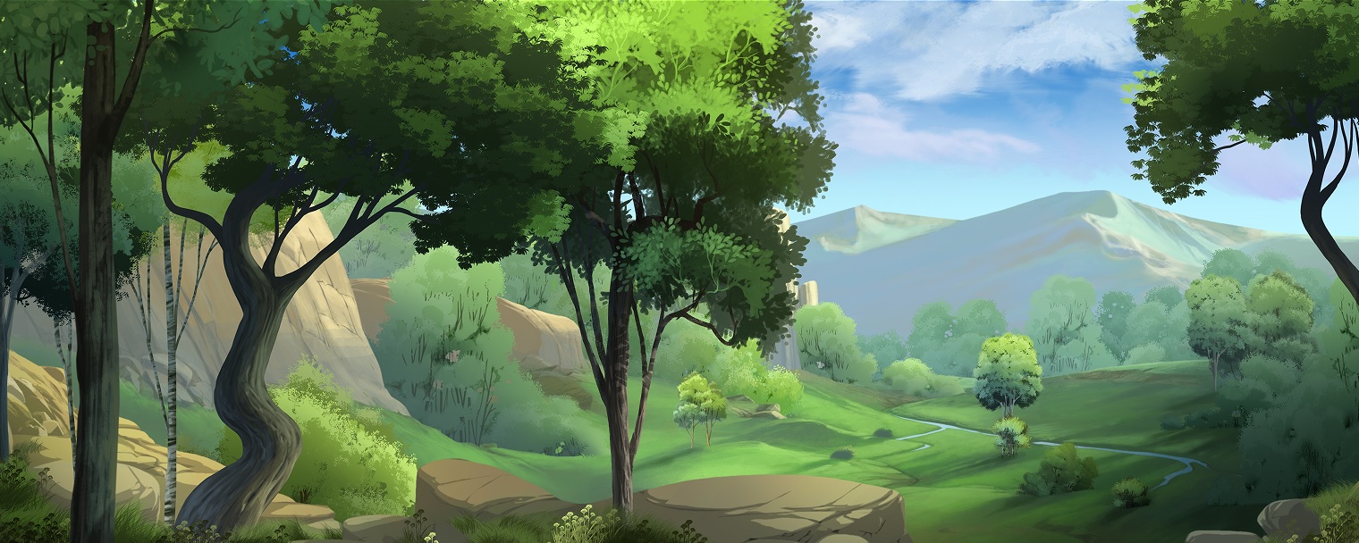 动漫，自然环境设计图