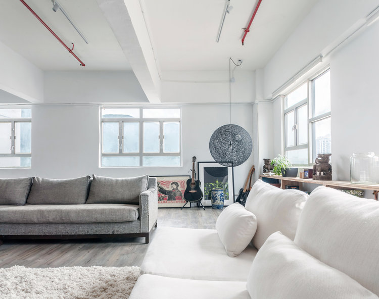 旧仓库大改造:香港LOFT工业风住家工作室设计 旧仓库大改造:香港LOFT工业风小别墅设计图