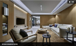 现代简约风格的客厅装修设计效果图