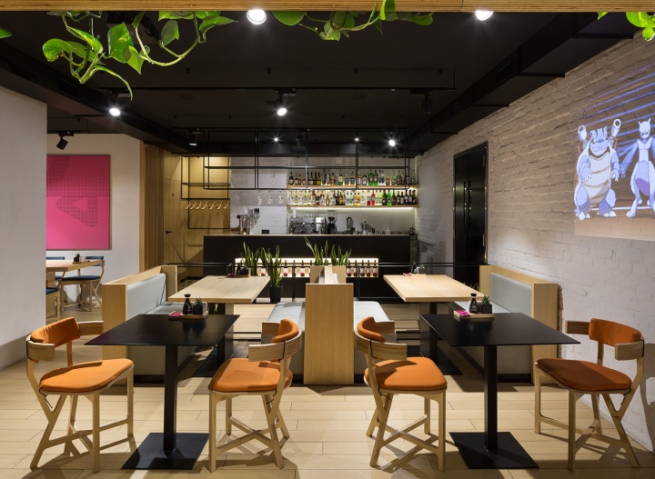 乌克兰Yaposhka日本料理餐厅室内设计 乌克兰Yaposhka日本料理餐厅室内设计