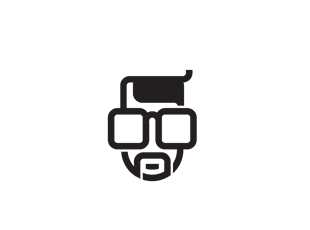 三款眼镜logo标志设计