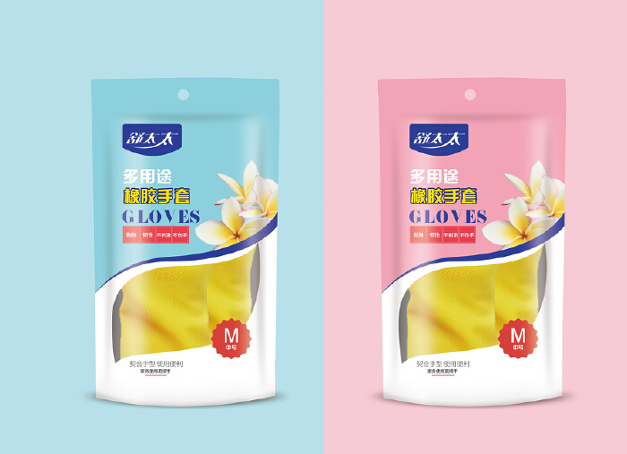 设计家用手套外包装袋
