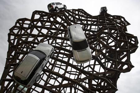 路虎(Land Rover)陈列雕塑 路虎(Land Rover)陈列雕塑