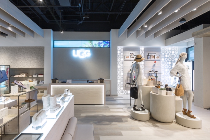 UGG品牌概念店面设计 2018店面设计装修效果图片欣赏,很棒的店面设计装修效果图下载