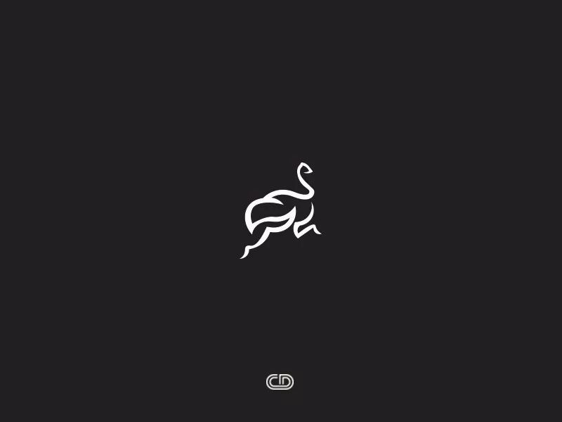 20款简笔单色卡通logo创意设计欣赏