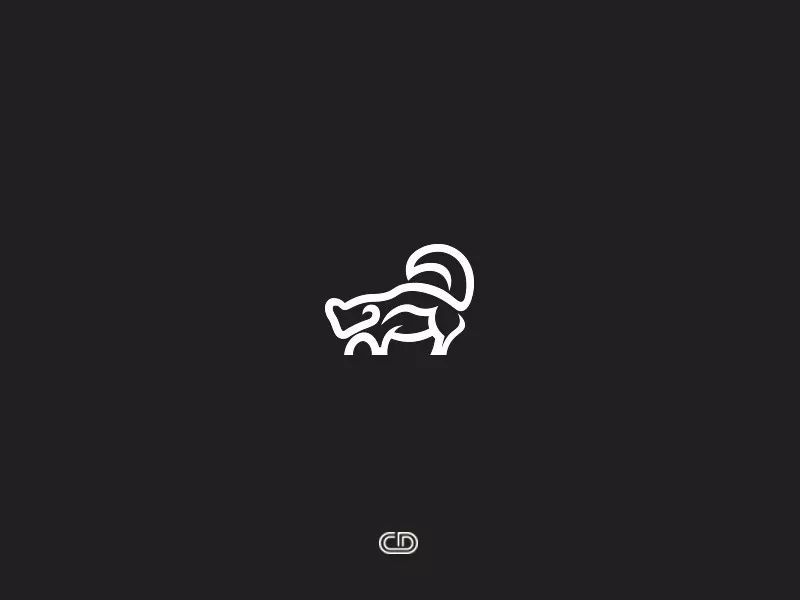 20款简笔单色卡通logo创意设计欣赏