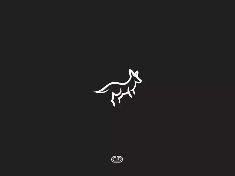 20款简笔单色卡通logo创意设计欣赏
