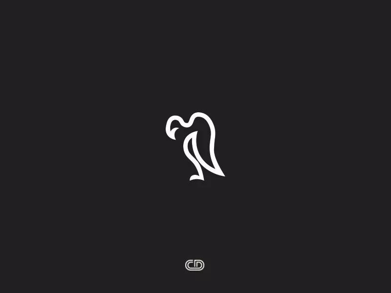 20款简笔单色卡通logo创意设计欣赏