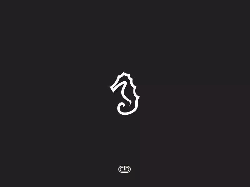 20款简笔单色卡通logo创意设计欣赏