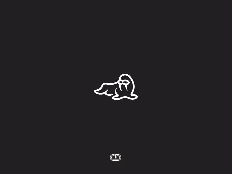 20款简笔单色卡通logo创意设计欣赏