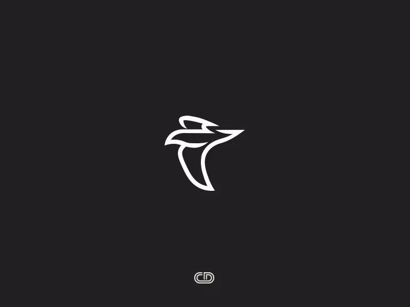 20款简笔单色卡通logo创意设计欣赏