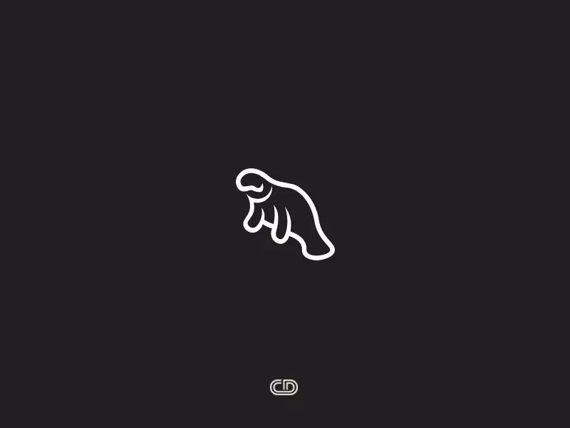 20款简笔单色卡通logo创意设计欣赏