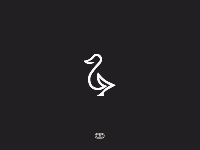20款简笔单色卡通logo创意设计欣赏