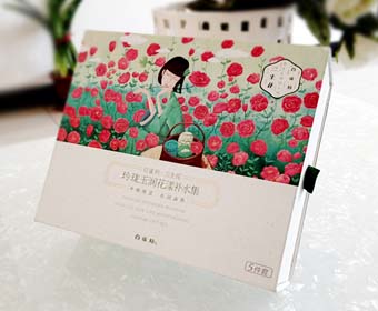 百雀羚化妆品套盒设计