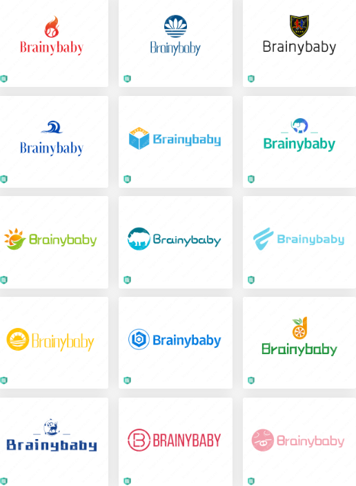 安全座椅logo设计：Brainybaby
