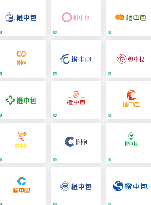 包装设计行业logo设计案例合集：橙中包