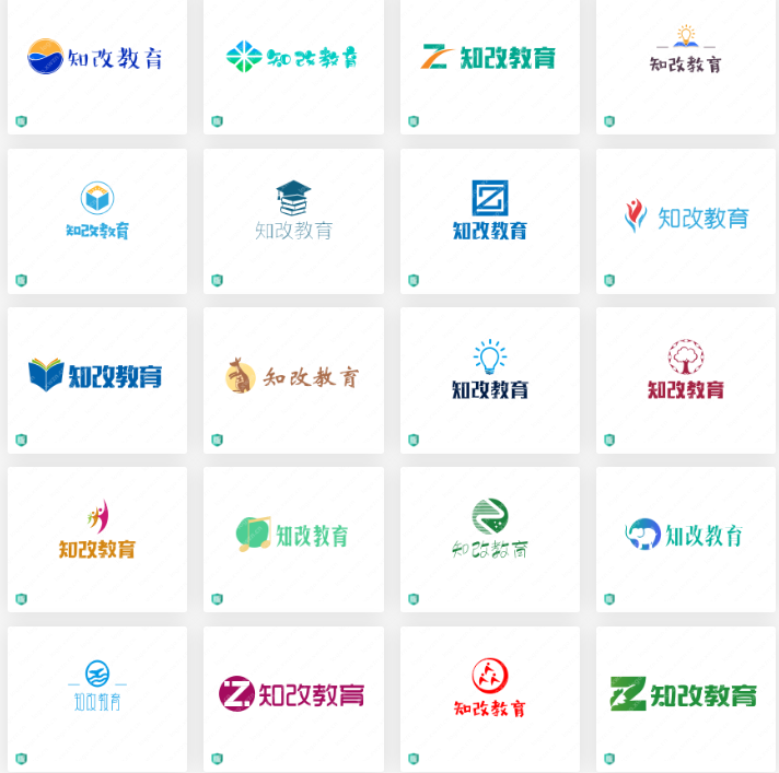 教育行业logo设计案例合集：知改教育