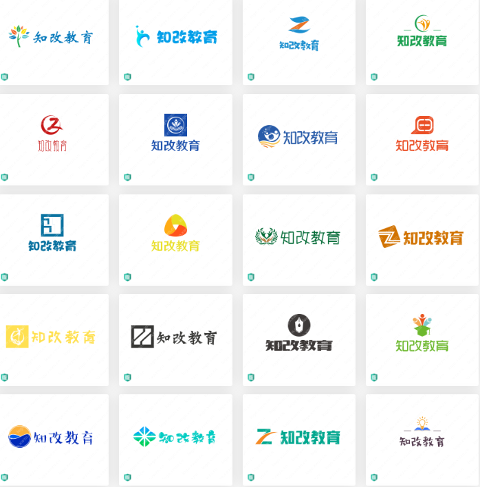 教育行业logo设计案例合集：知改教育
