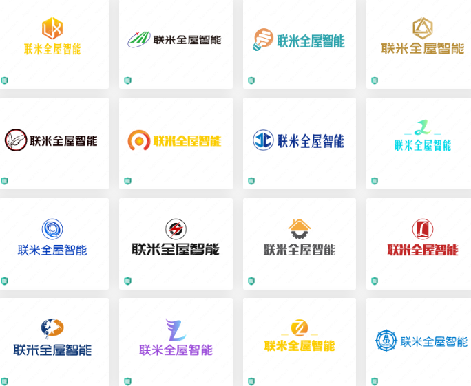 智能家电行业logo设计案例合集： 联米全屋智能