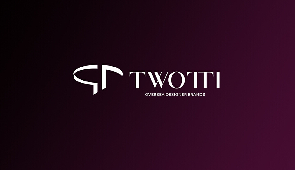 “twotti”logo设计,简约、扼要,寓意感