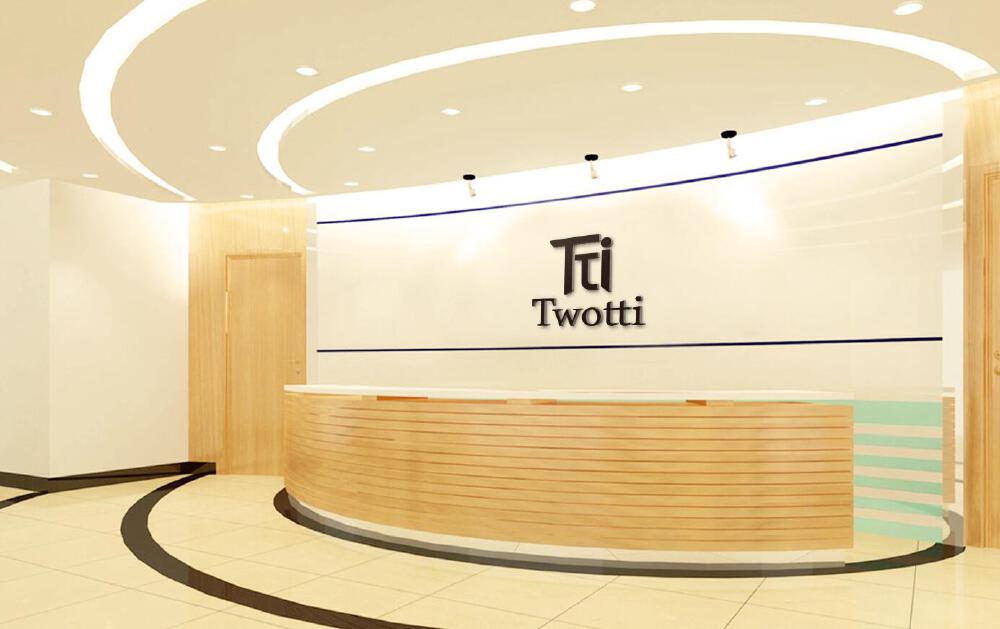 “twotti”logo设计,简约、扼要,寓意感