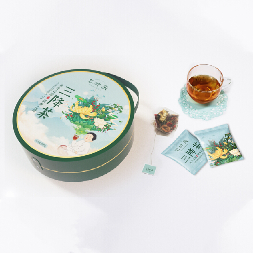 包装的功能以及七叶尖减压茶包装设计案例展示