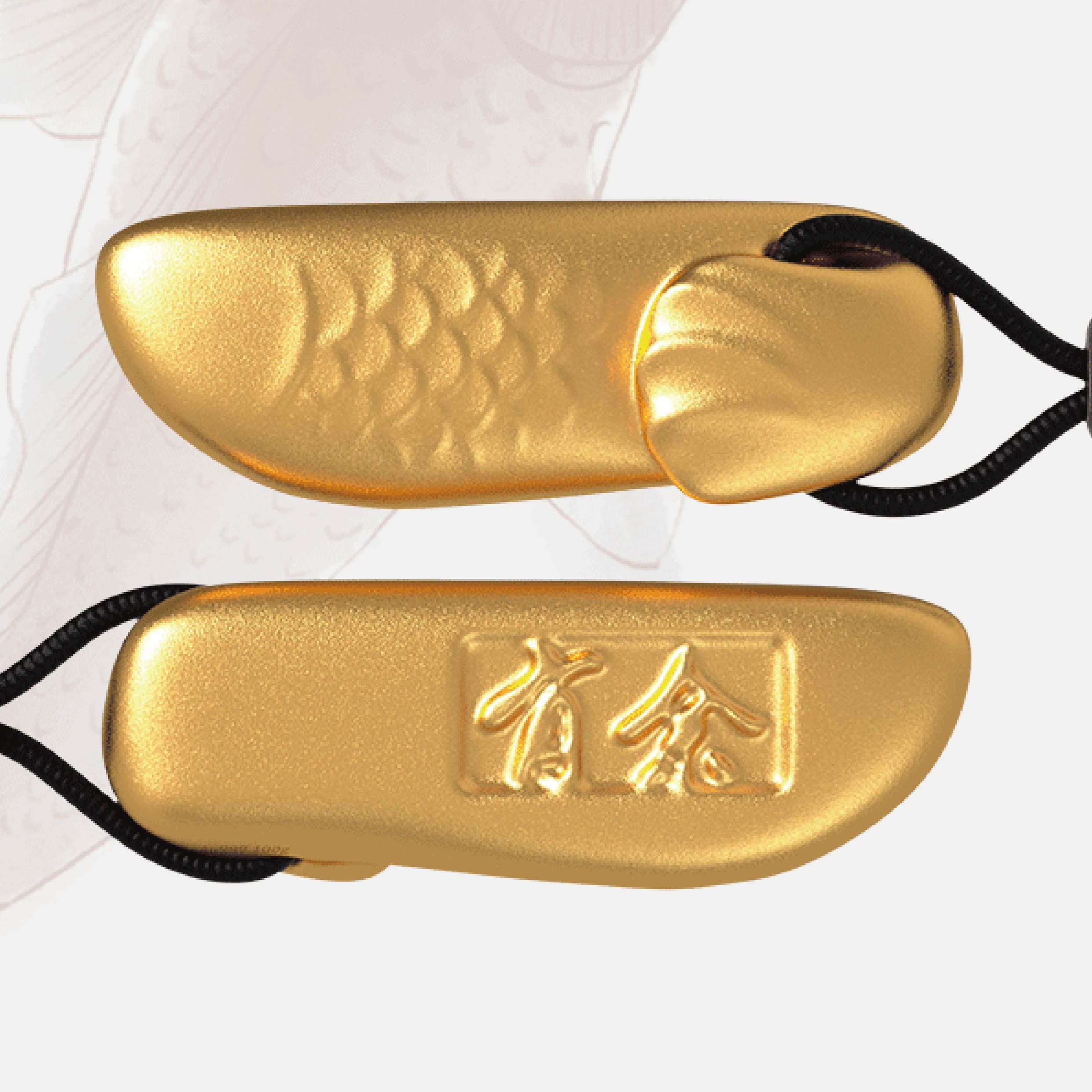 金龙纳福 - 小黄鱼金条设计