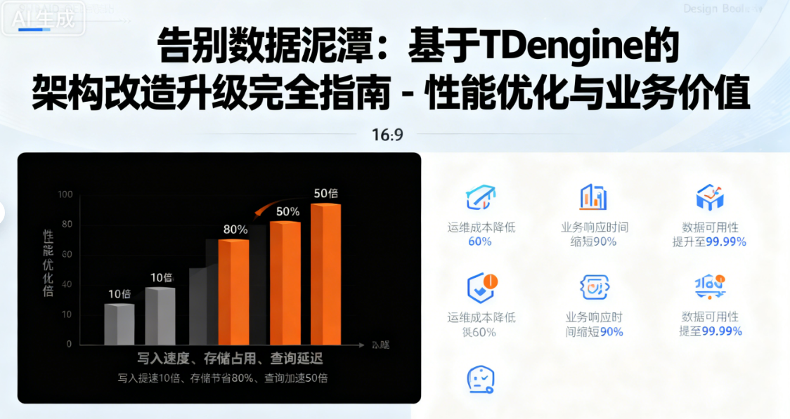 告别数据泥潭:基于TDengine的架构改造升级完全指南