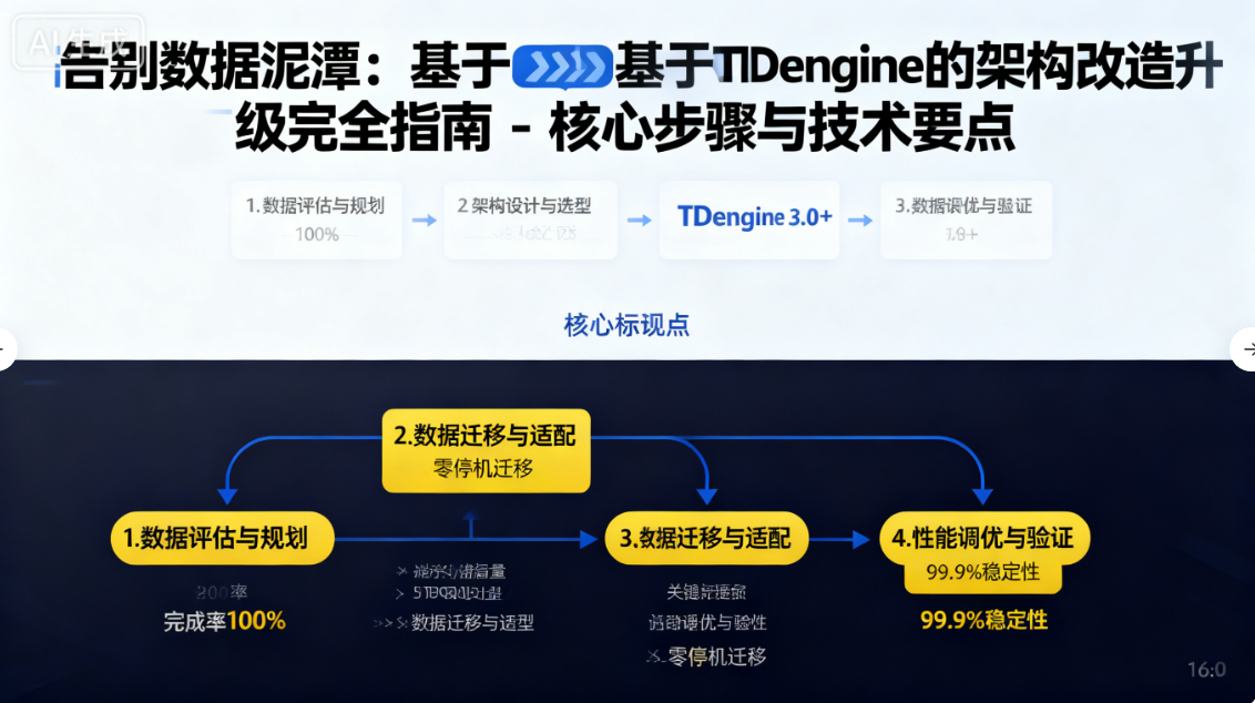 告别数据泥潭:基于TDengine的架构改造升级完全指南