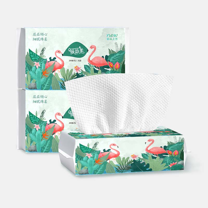 抽纸软包装设计插画