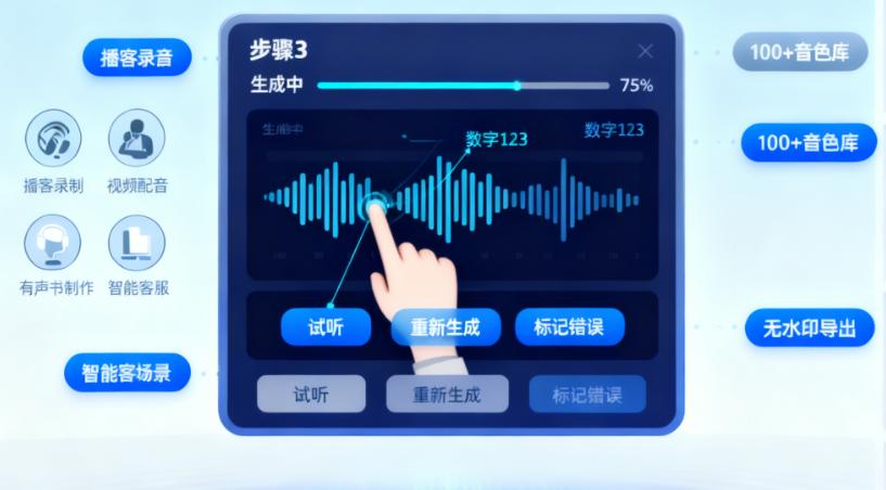 如何用AI生成逼真人声?从文本到语音的完整教程