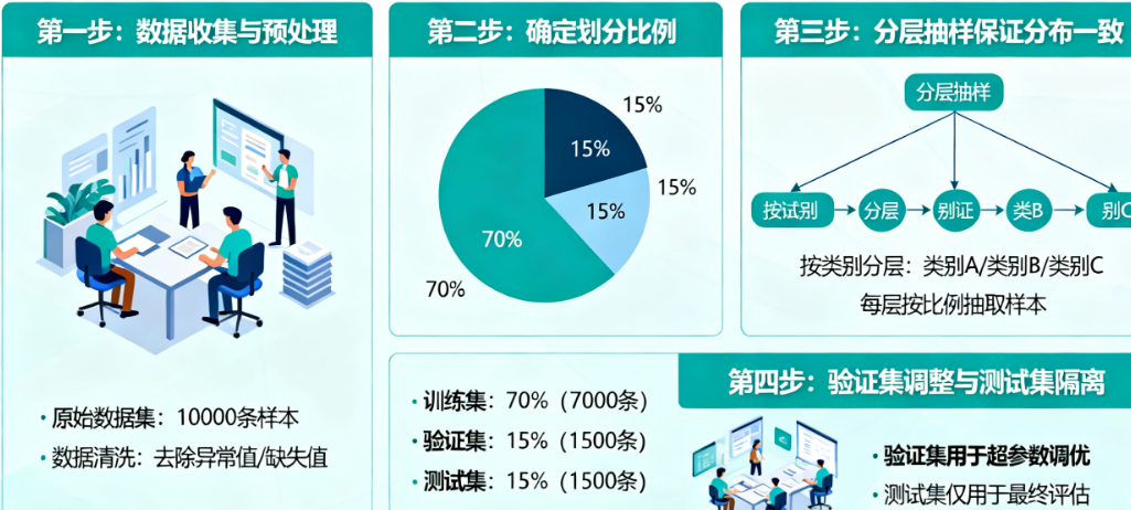 有效数据划分的3大核心原则与4步标准化流程，构筑模型泛化能力的基石