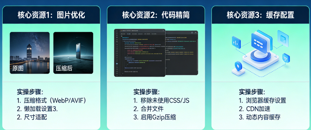 快速提升手机网站性能：针对建站平台的3大核心资源优化策略与实操步骤