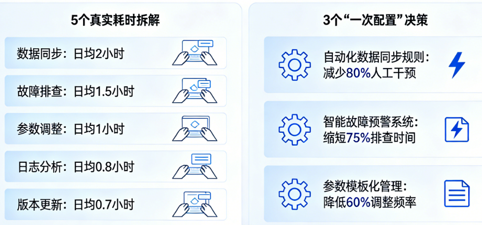 智能体维护的5个真实耗时拆解，及让维护量直降70%的3个“一次配置”决策