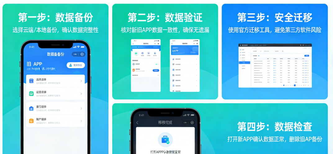 旧APP换新，数据怎么搬才安全？新旧交替的6个关键步骤与避坑指南