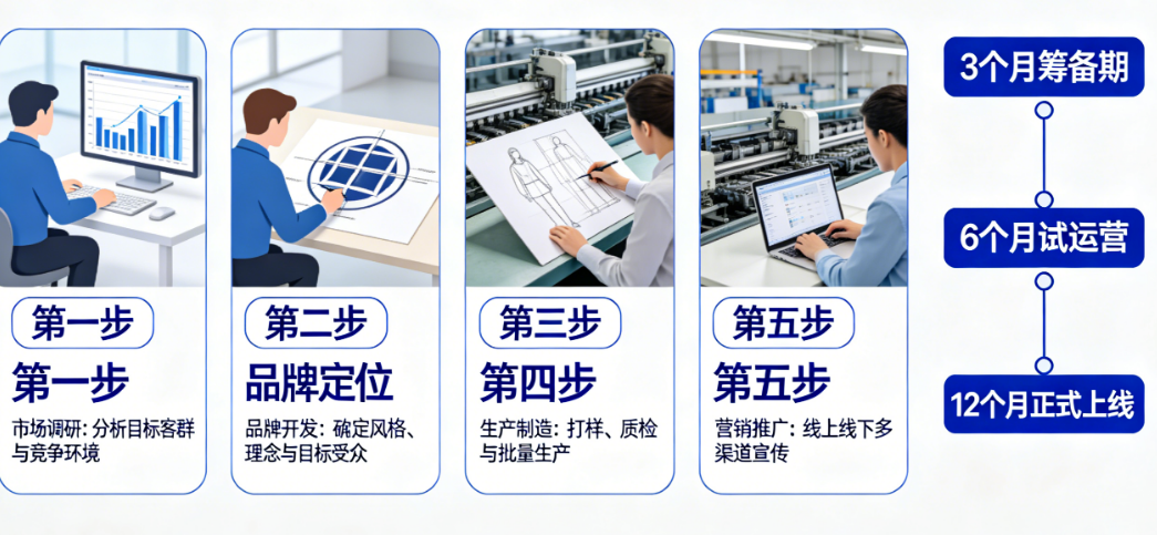 从0到1打造服装品牌：设计全流程时间拆解（附周期表）