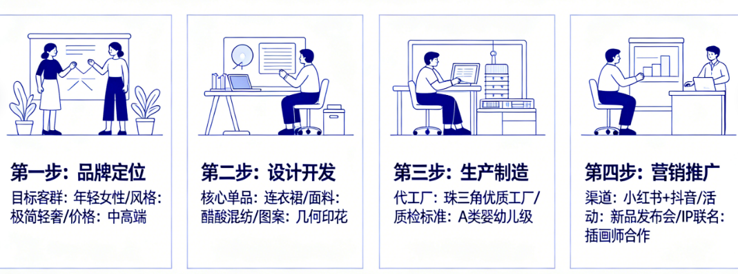 从0到1打造服装品牌：设计全流程时间拆解（附周期表）