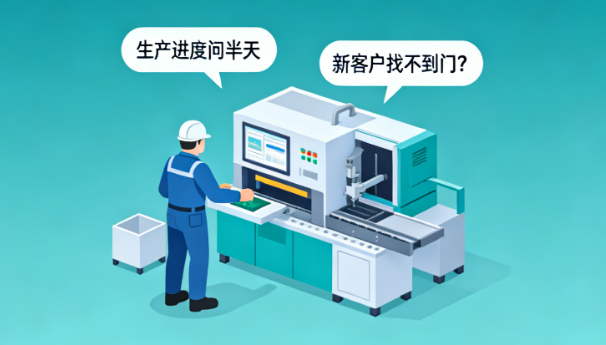 生产进度问半天、新客户找不到门?工厂老板急需的“管理+营销”双用APP来了
