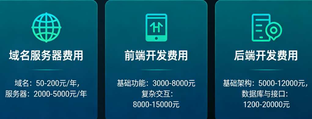 手机网站开发报价全攻略:从域名服务器到前后端功能,拆解每一项费用的合理区间