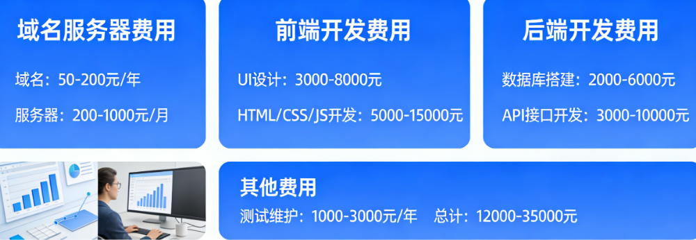手机网站开发报价全攻略:从域名服务器到前后端功能,拆解每一项费用的合理区间