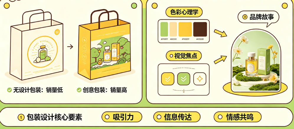 包装花了钱却不卖货?揭秘产品包装设计如何成为最有效的营销手段
