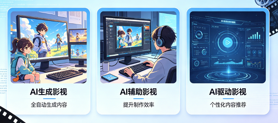 什么是AI影视?AI生成+AI辅助+AI驱动影视到底是什么?——AI影视概念全解析