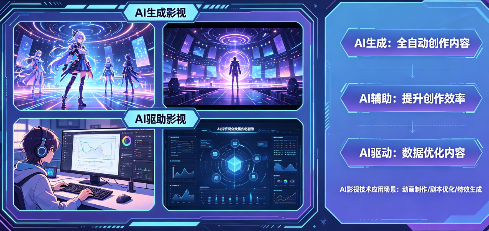 什么是AI影视?AI生成+AI辅助+AI驱动影视到底是什么?——AI影视概念全解析