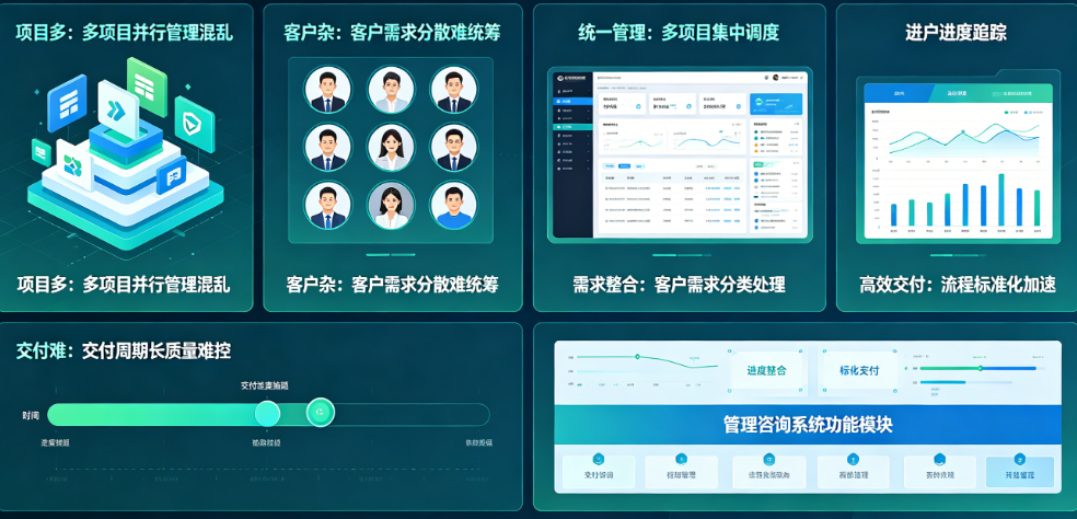 项目多、客户杂、交付难?揭秘管理咨询系统如何提升咨询公司运营效率