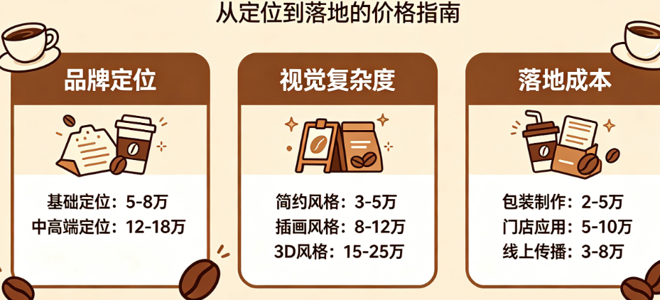 咖啡品牌设计花多少钱才算值?从品牌定位、视觉复杂度到落地成本的深度价格拆解