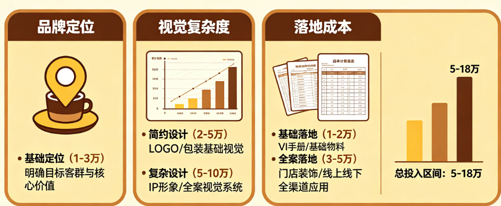 咖啡品牌设计花多少钱才算值?从品牌定位、视觉复杂度到落地成本的深度价格拆解