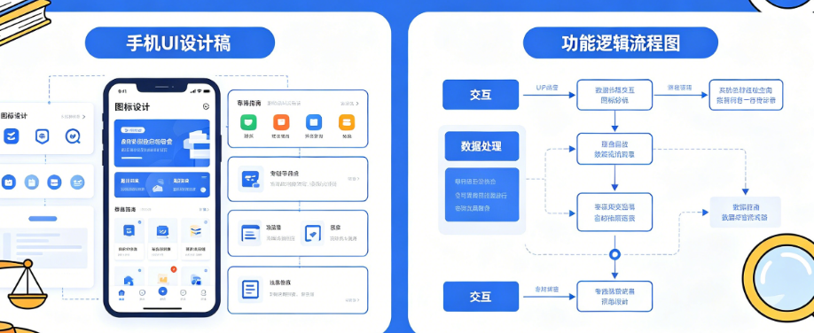 仿款App开发别踩红线!从UI设计到功能逻辑的完整版权风险避坑指南