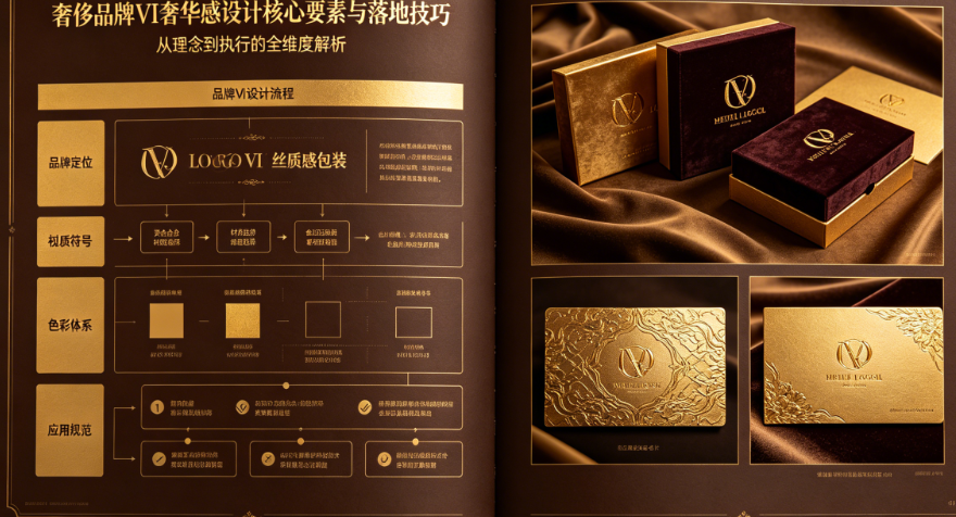 奢侈品牌VI不够高级?揭秘奢华感设计的核心要素与落地技巧