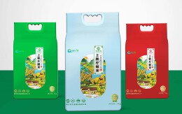 够滋味品牌斤飨米食品包装设计